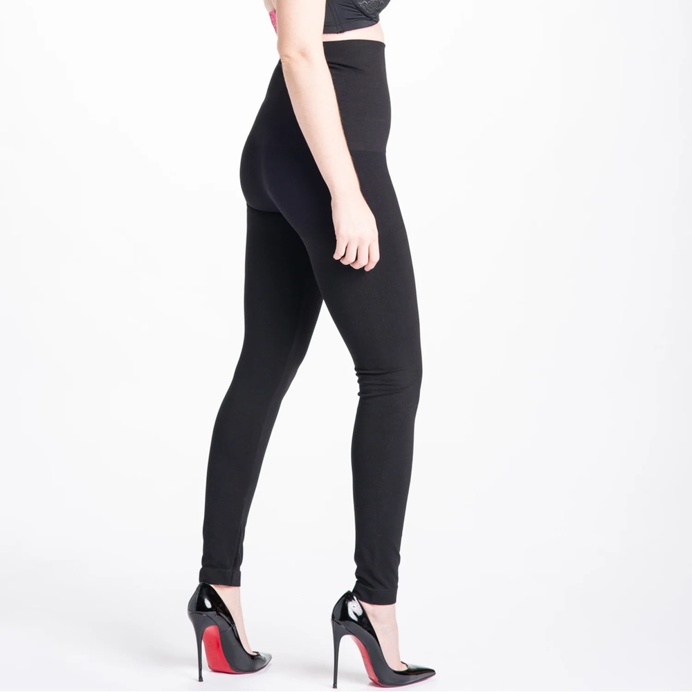 SNAPBACK™ POSTPARTUM LEGGINGS - BLACK - size S/M